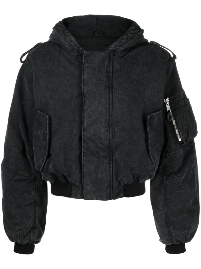 Grey W2 Bomber Jacket
