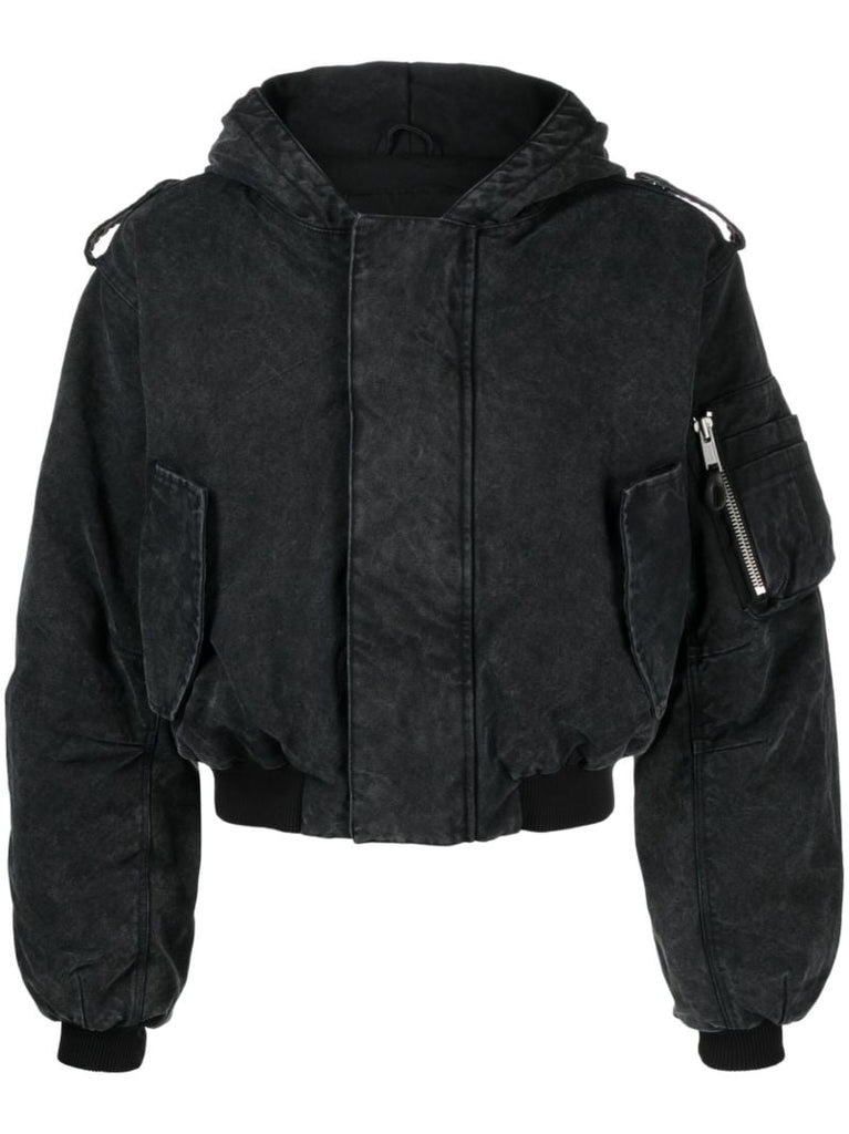 Grey W2 Bomber Jacket