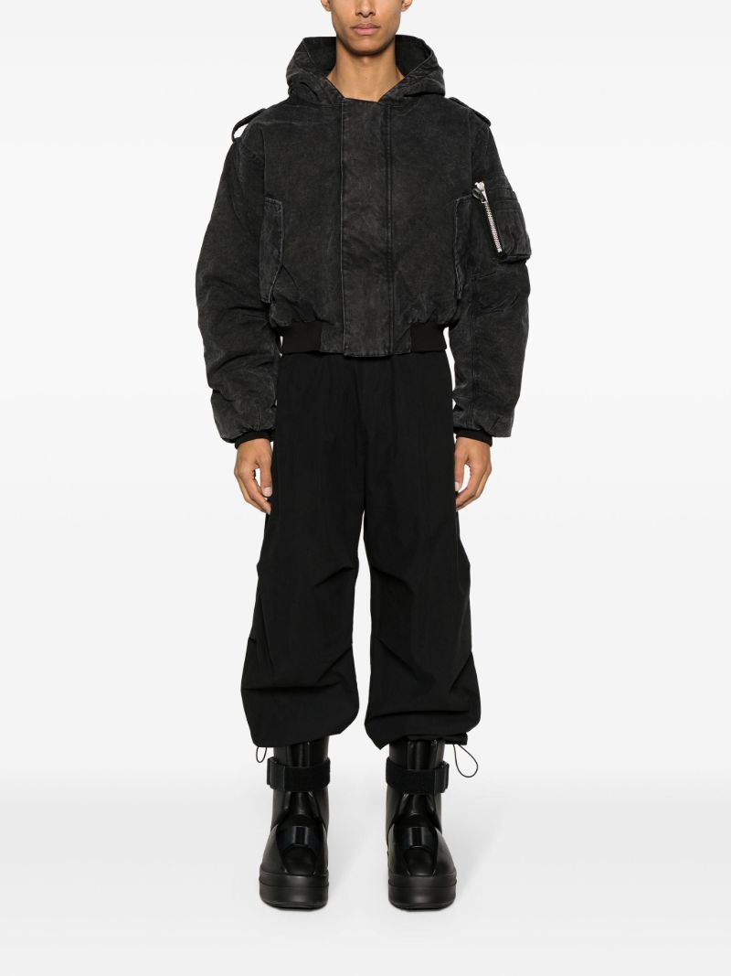Grey W2 Bomber Jacket