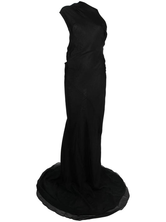 Black Torbid Silk Maxi Dress