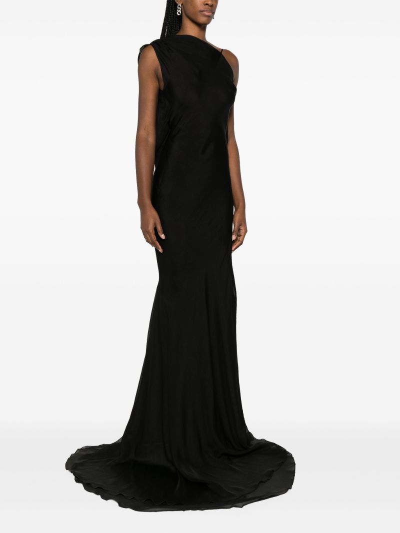 Black Torbid Silk Maxi Dress