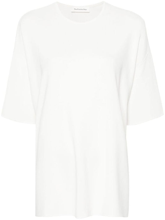 White Lenny Ribbed T-shirt