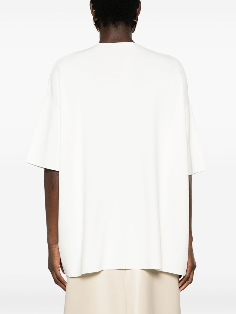 White Lenny Ribbed T-shirt
