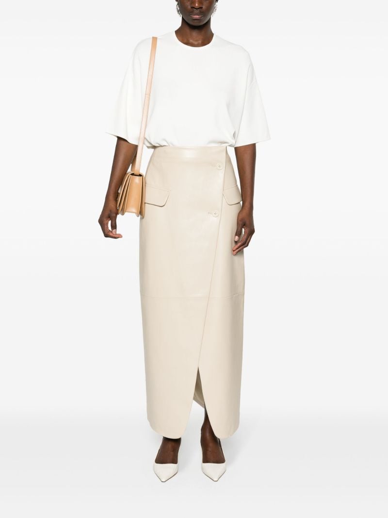 White Lenny Ribbed T-shirt
