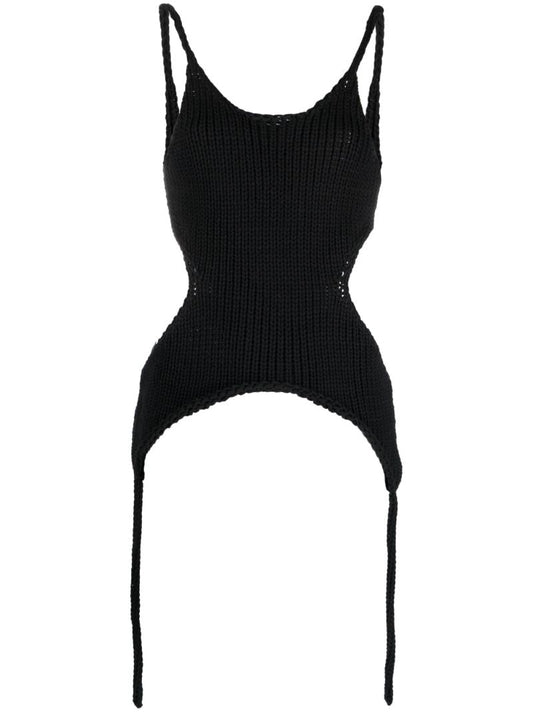 Black Kora Cut-out Top