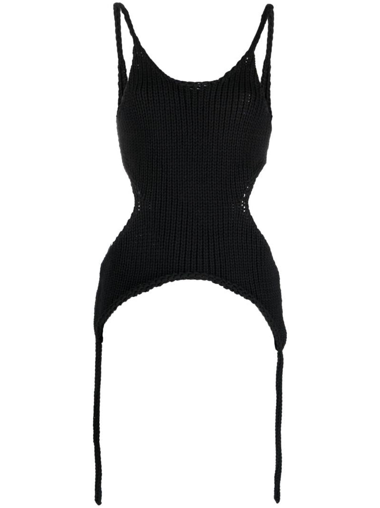 Black Kora Cut-out Top