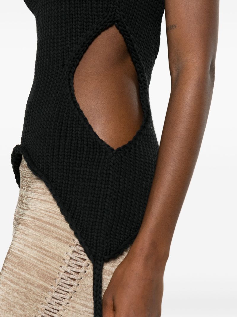Black Kora Cut-out Top