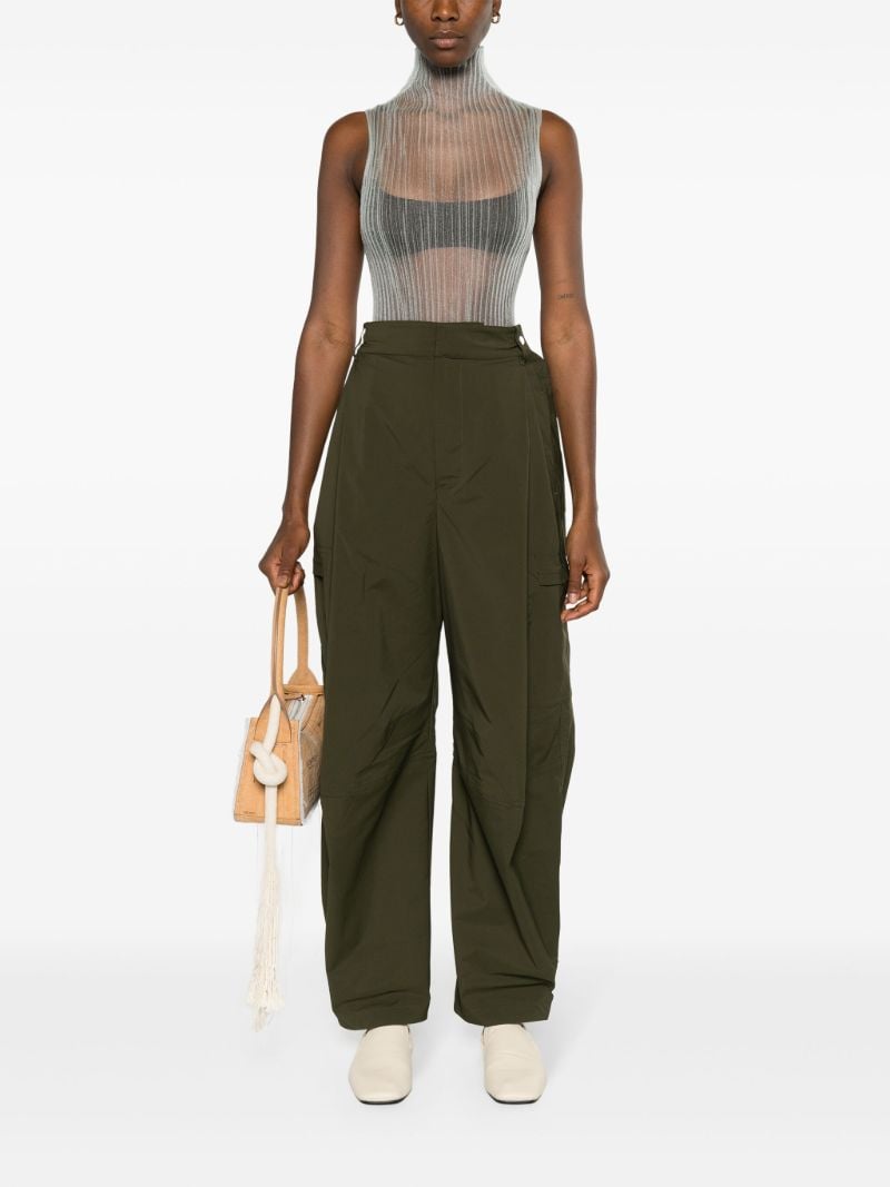 Blue Modern Mist Sheer Sleeveless Vest