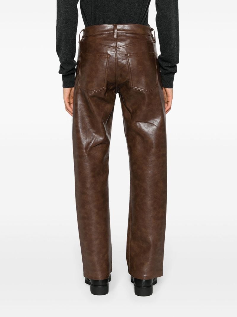 Brown Sloane Leather Trousers