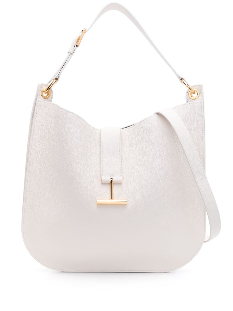 White Tara Leather Shoulder Bag