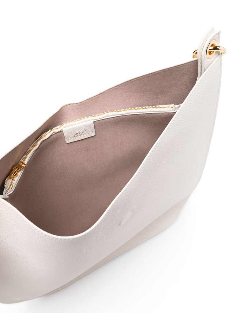 White Tara Leather Shoulder Bag