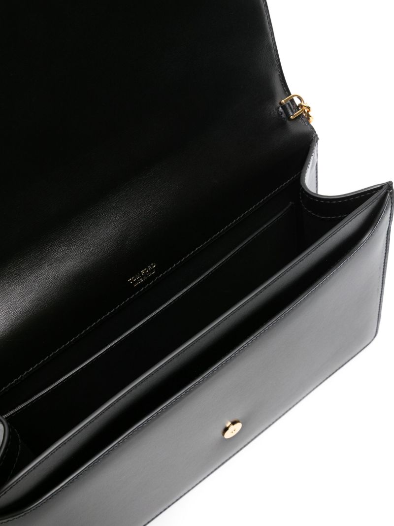 Black Whitney Medium Leather Shoulder Bag