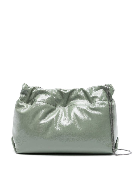 Green Leather Shoulder Bag