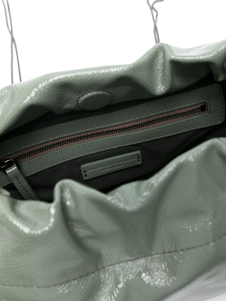 Green Leather Shoulder Bag