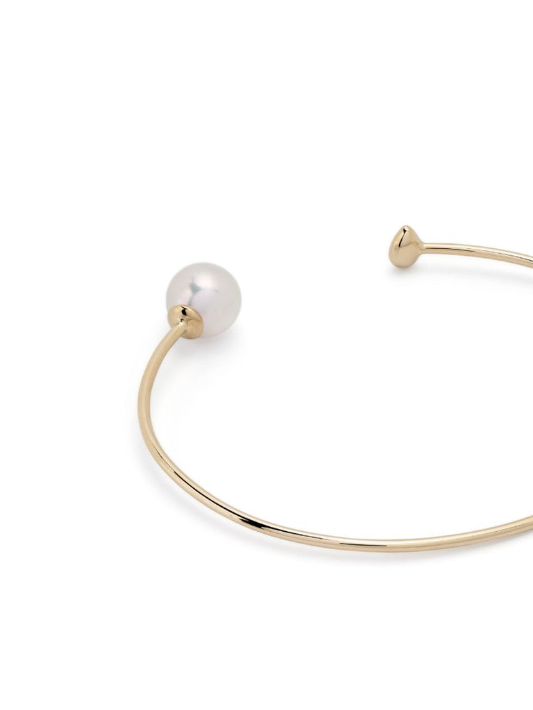 14k Yellow Gold Sea of Beauty Pearl and Diamond Bracelet