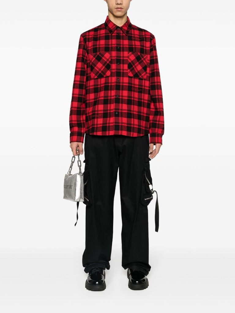Red Checked Flannel Shirt