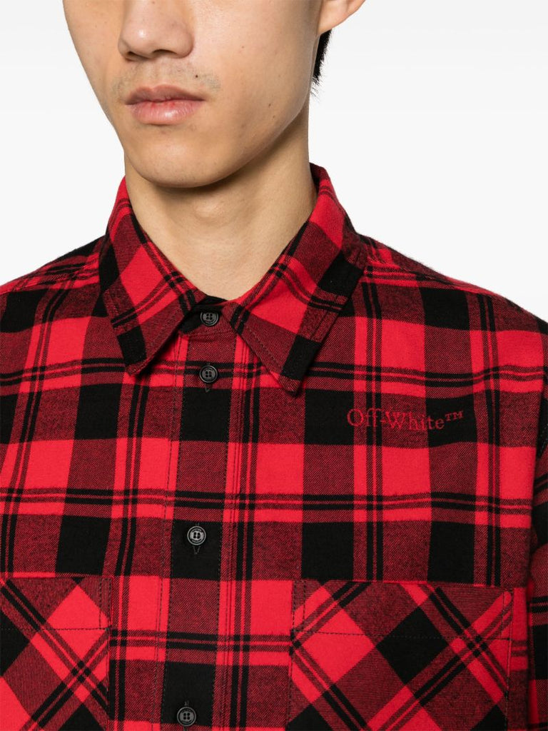 Red Checked Flannel Shirt