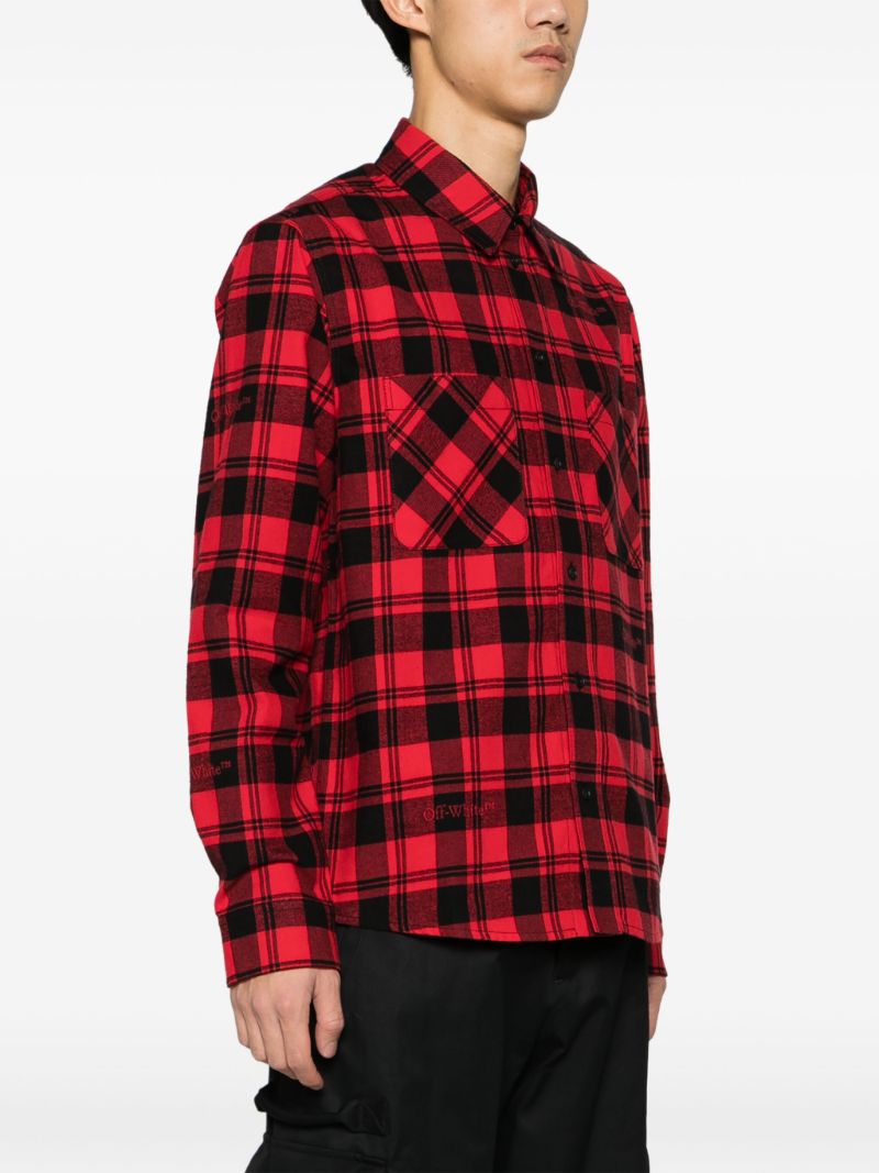 Red Checked Flannel Shirt