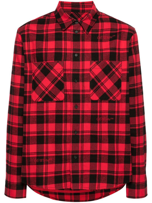 Red Checked Flannel Shirt