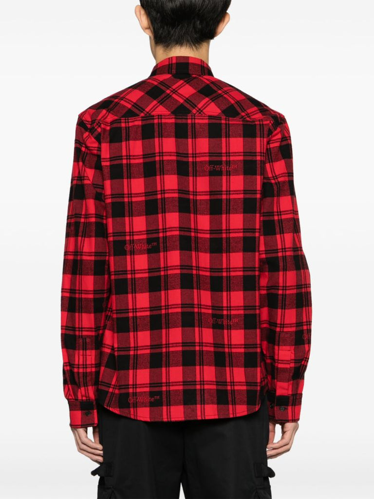 Red Checked Flannel Shirt