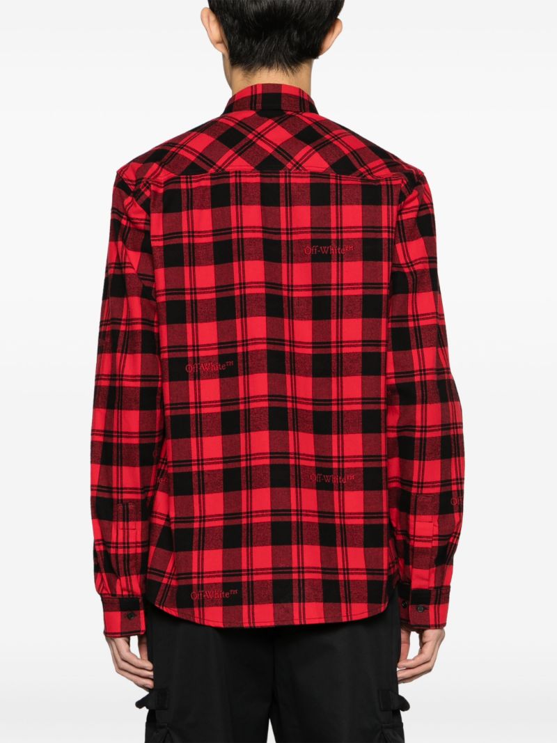 Red Checked Flannel Shirt