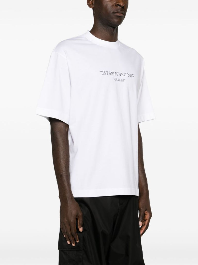 White Est 2013 Skate Cotton T-shirt