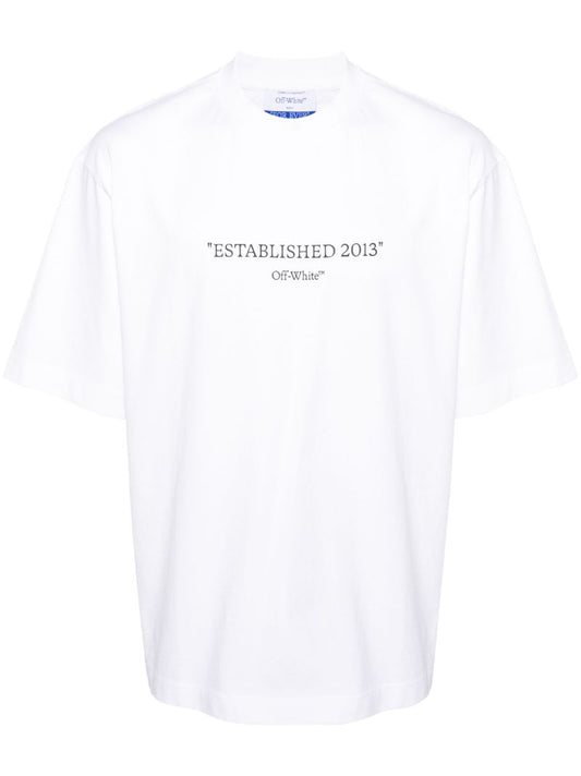 White Est 2013 Skate Cotton T-shirt