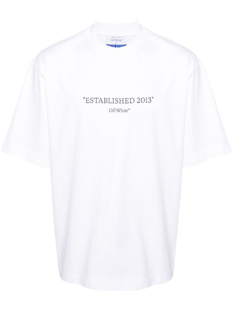 White Est 2013 Skate Cotton T-shirt
