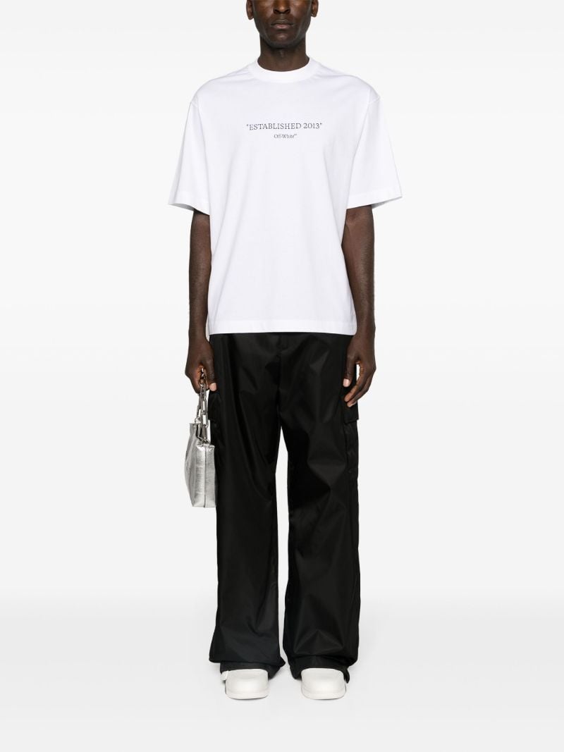 White Est 2013 Skate Cotton T-shirt