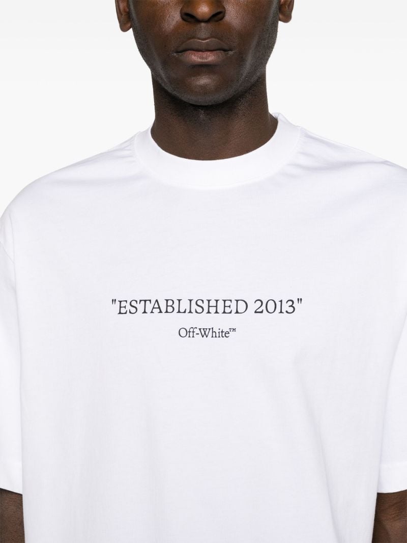 White Est 2013 Skate Cotton T-shirt