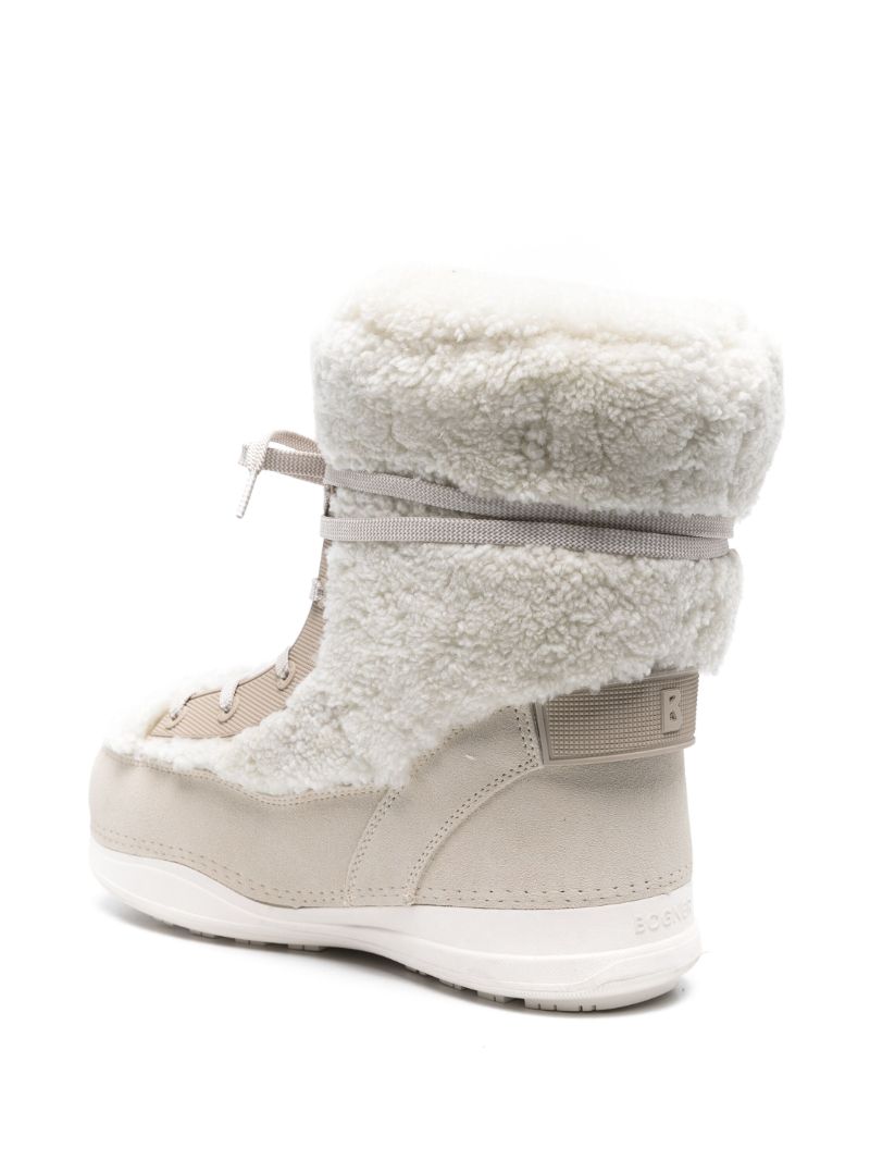 White La Plagne 10 Snow Boots