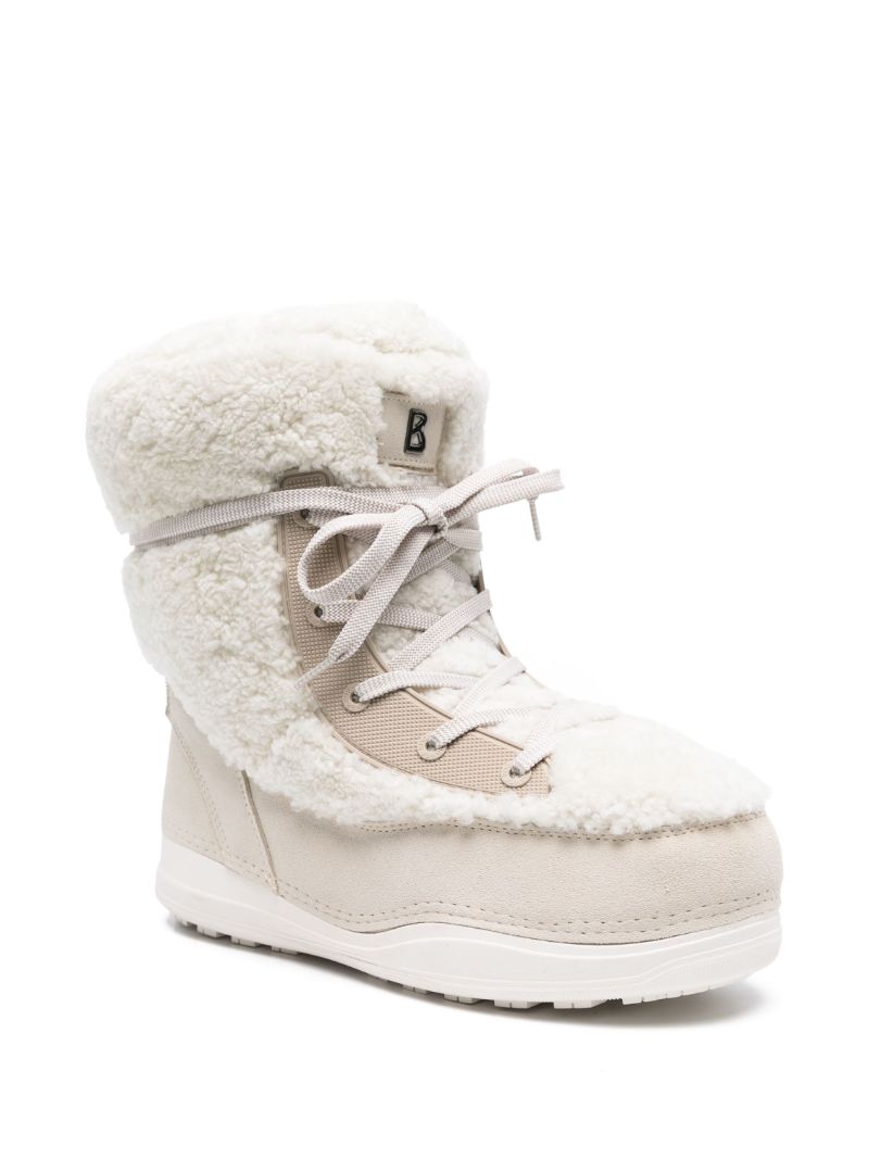 White La Plagne 10 Snow Boots