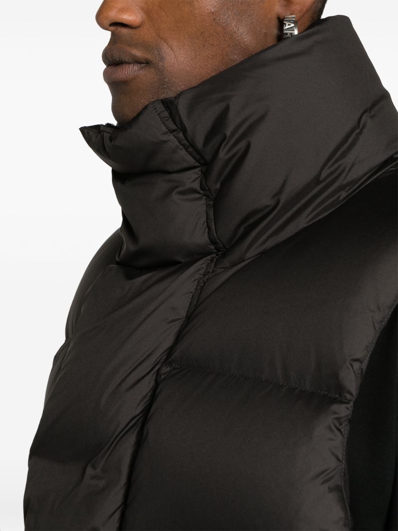 Black Quilted Padded Gilet