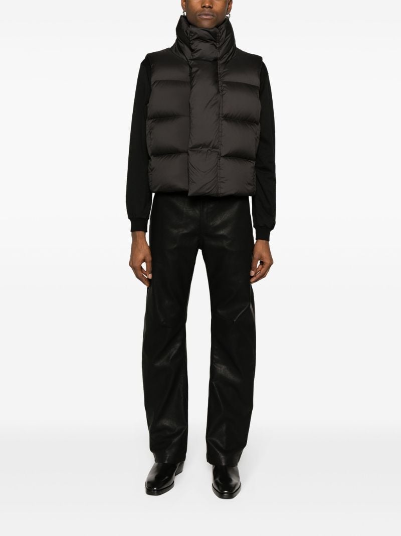 Black Quilted Padded Gilet