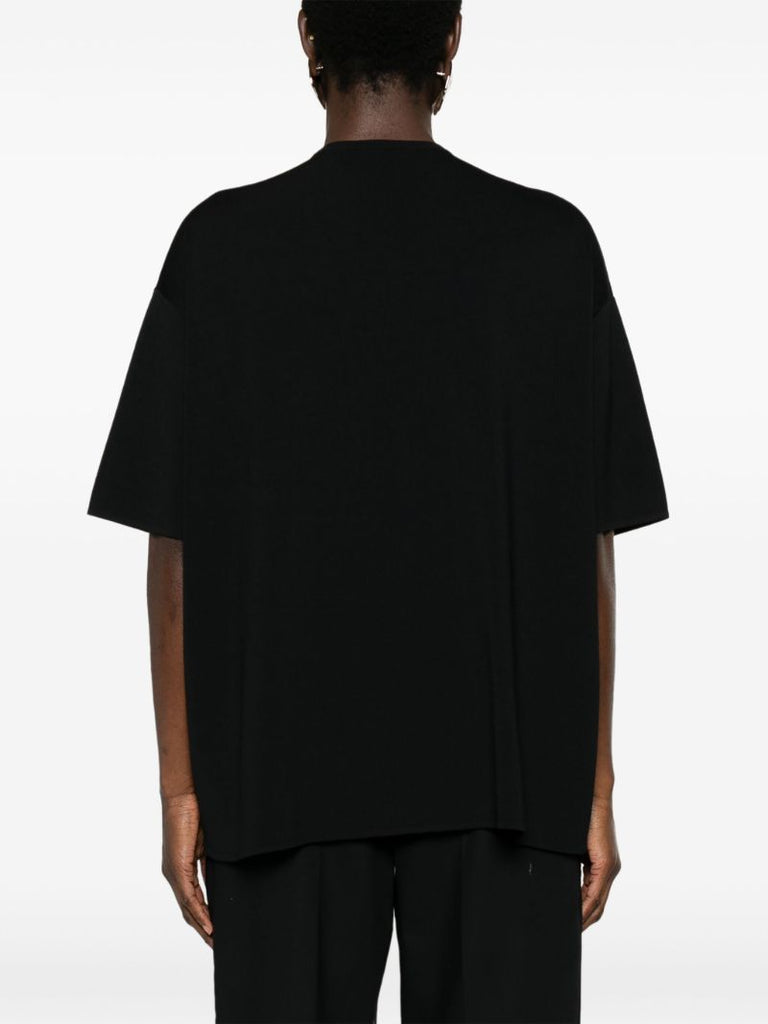 Black Lenny Ribbed T-shirt