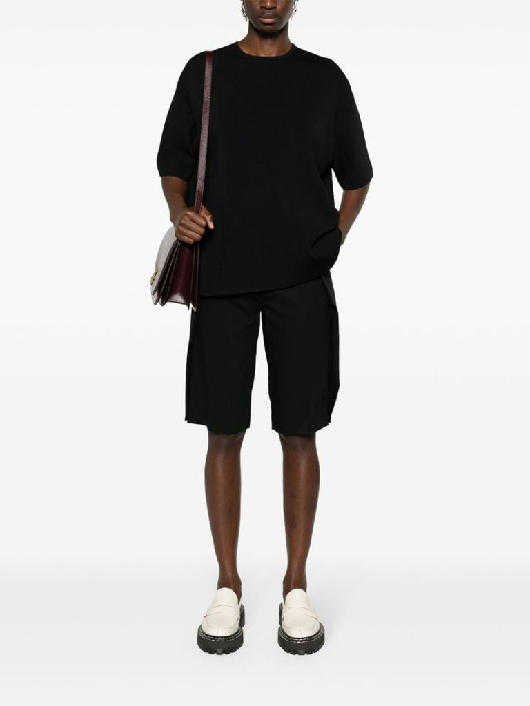 Black Lenny Ribbed T-shirt