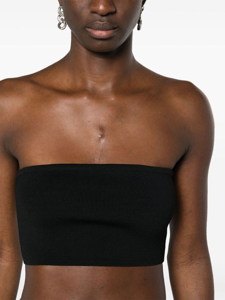 Black Winona Bandeau Top