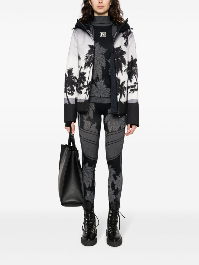Black Palm Base Layer Ski Top