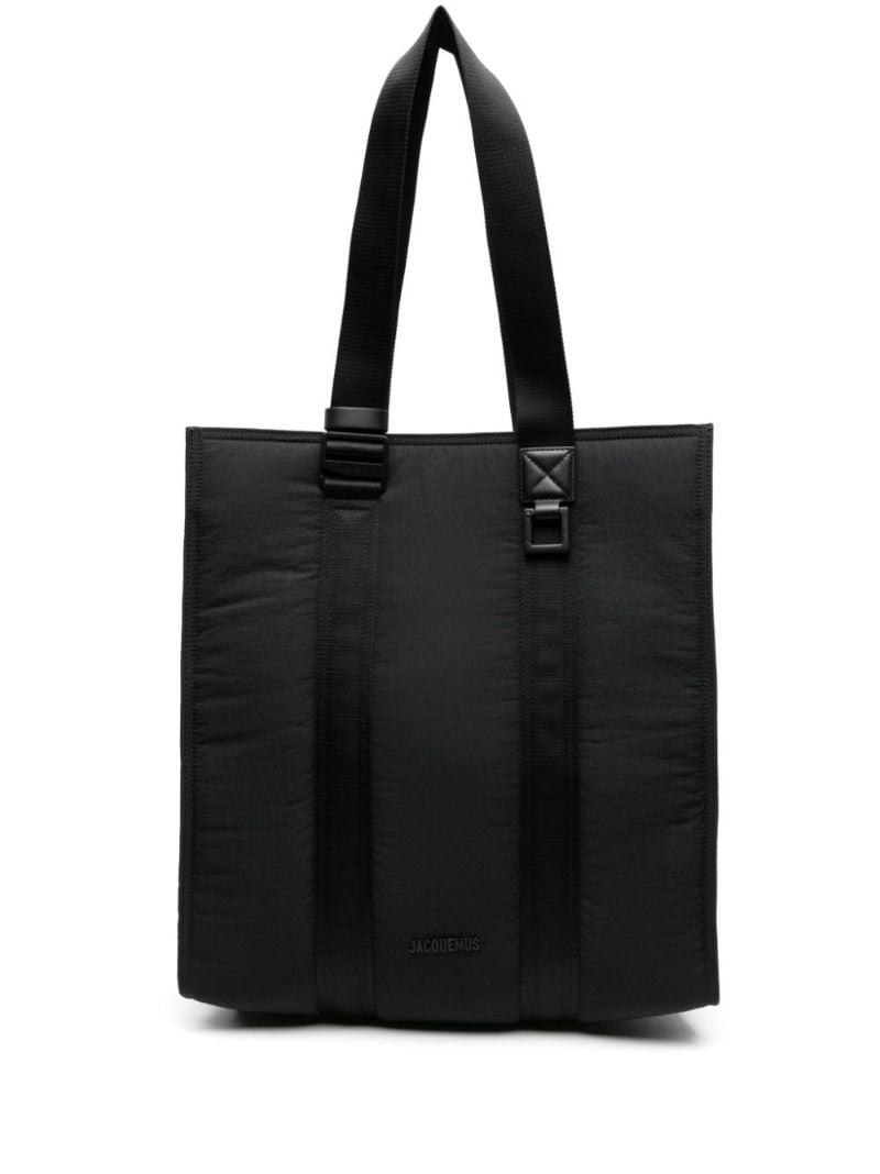 Black Le Cabas Cuerda Tote Bag