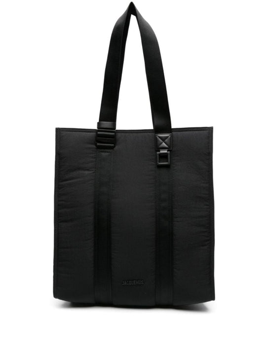 Black Le Cabas Cuerda Tote Bag