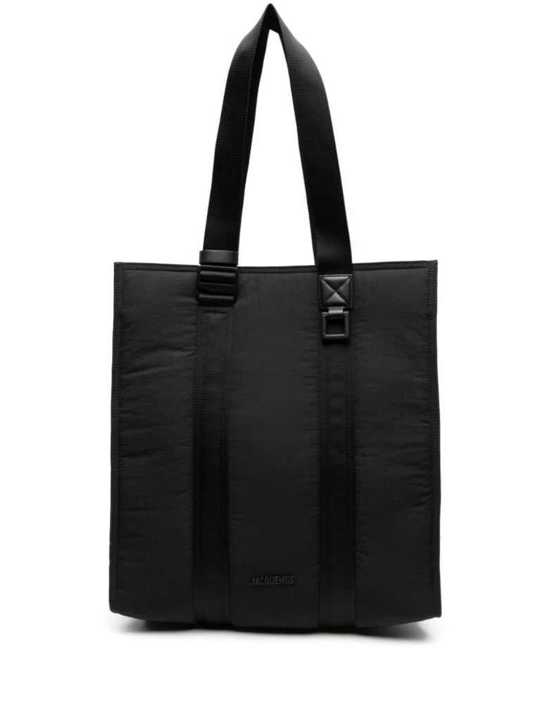 Black Le Cabas Cuerda Tote Bag