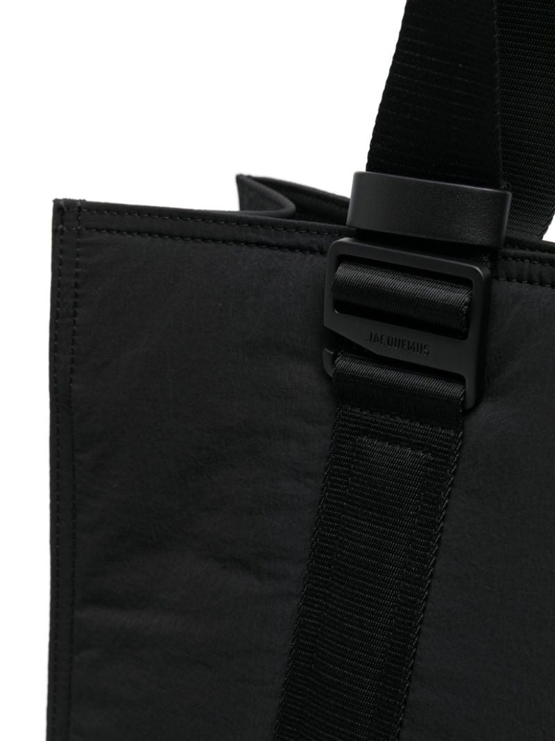 Black Le Cabas Cuerda Tote Bag