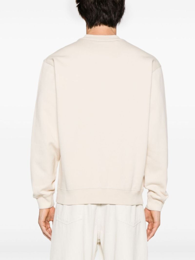 Neutral Le Sweatshirt Gros Grain Top