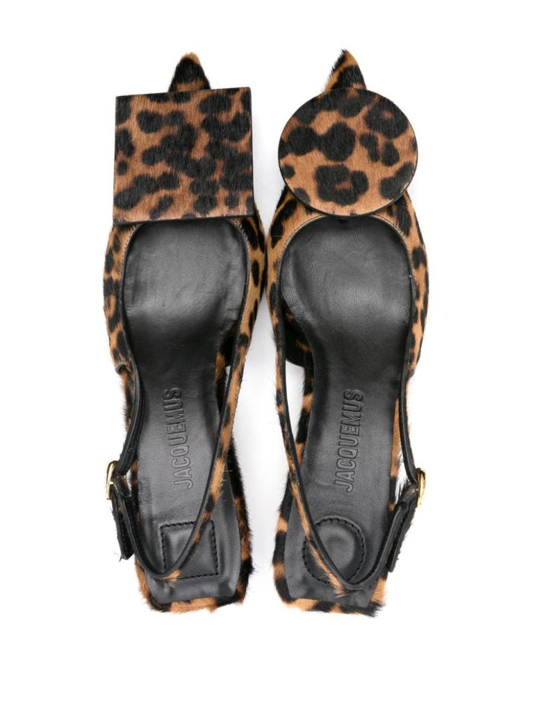 Brown Les Duelo 40 Slingback Pumps