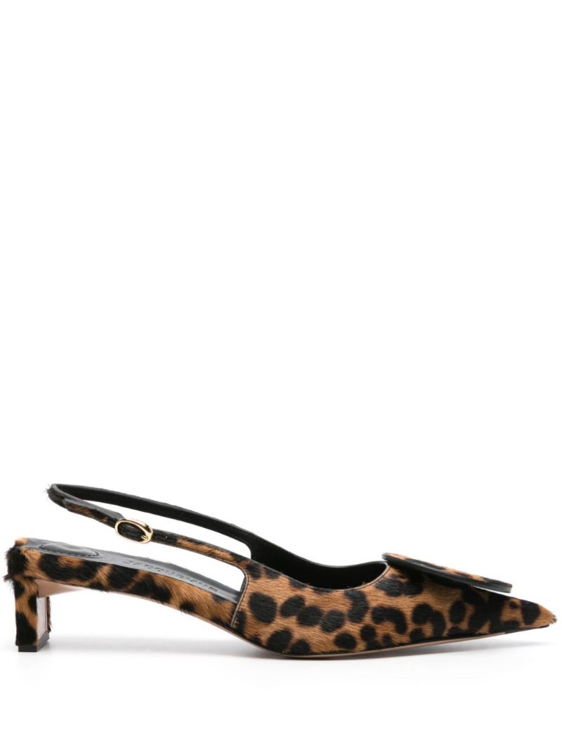 Brown Les Duelo 40 Slingback Pumps