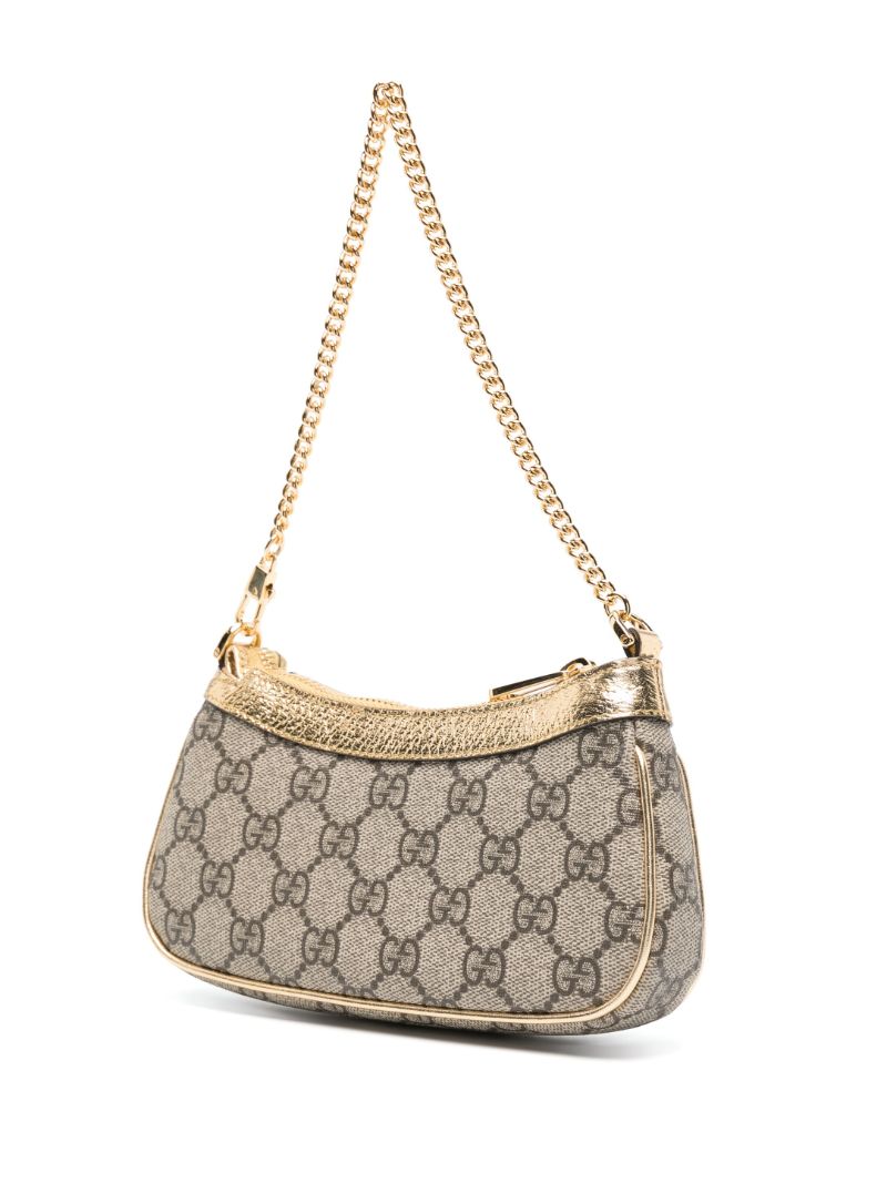 Neutral Mini Ophidia Shoulder Bag