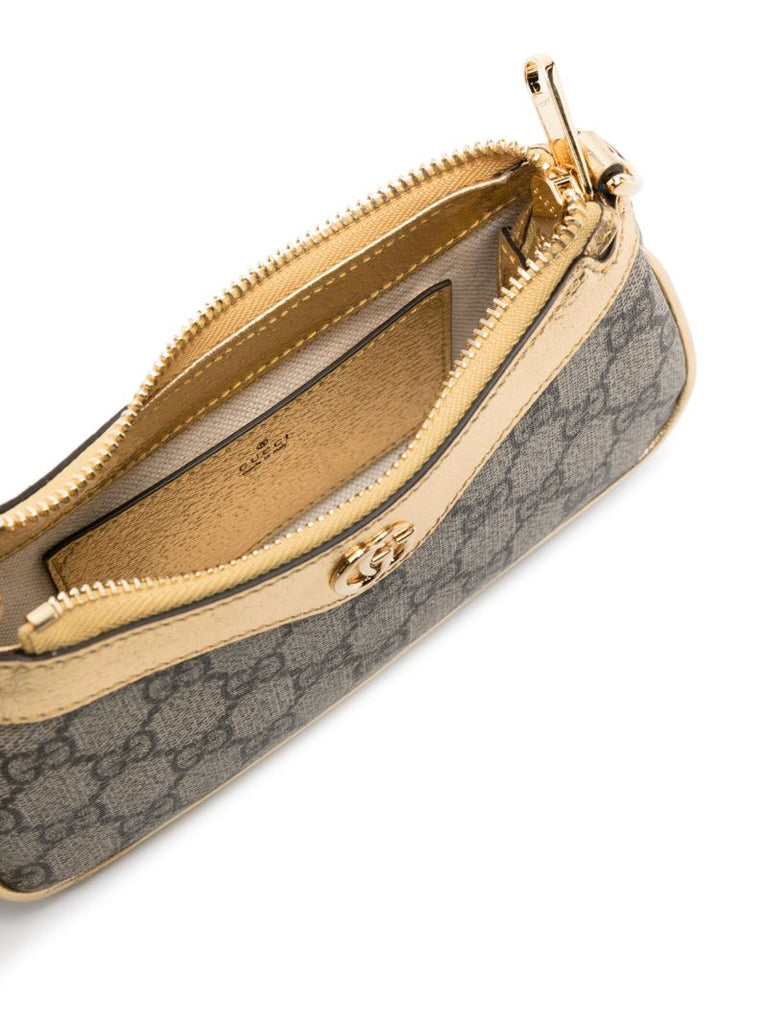 Neutral Mini Ophidia Shoulder Bag