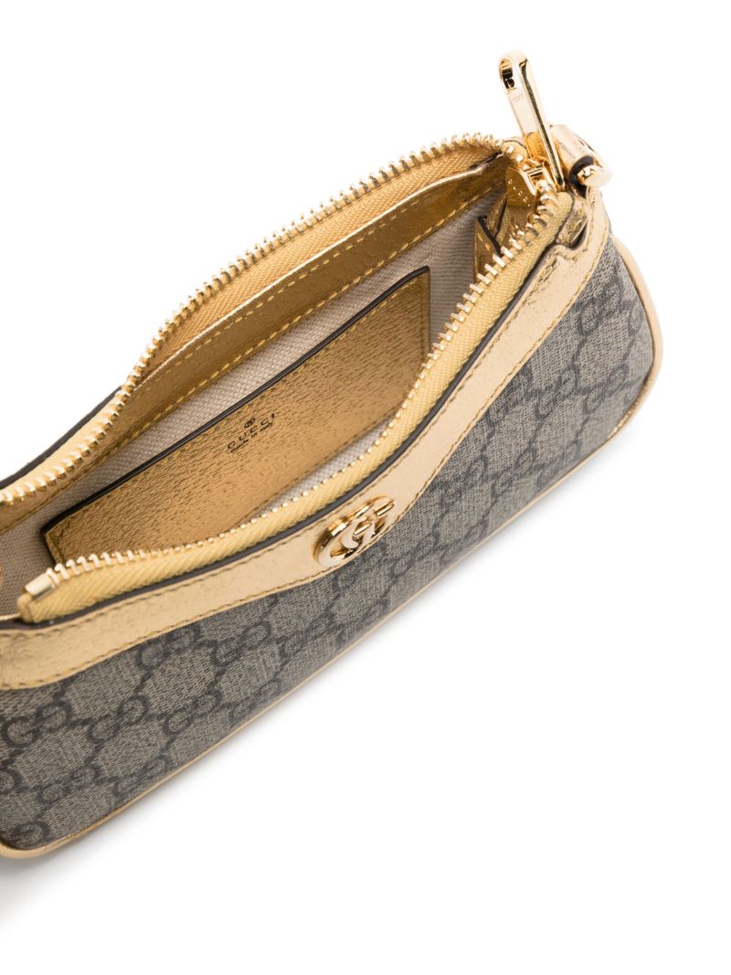 Neutral Mini Ophidia Shoulder Bag