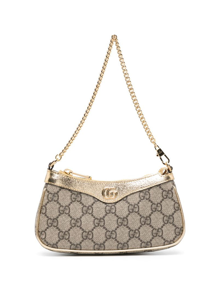 Neutral Mini Ophidia Shoulder Bag