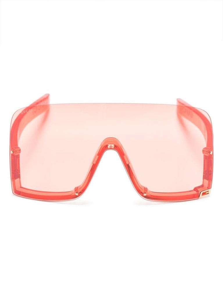 Red Mask Oversized Sunglasses